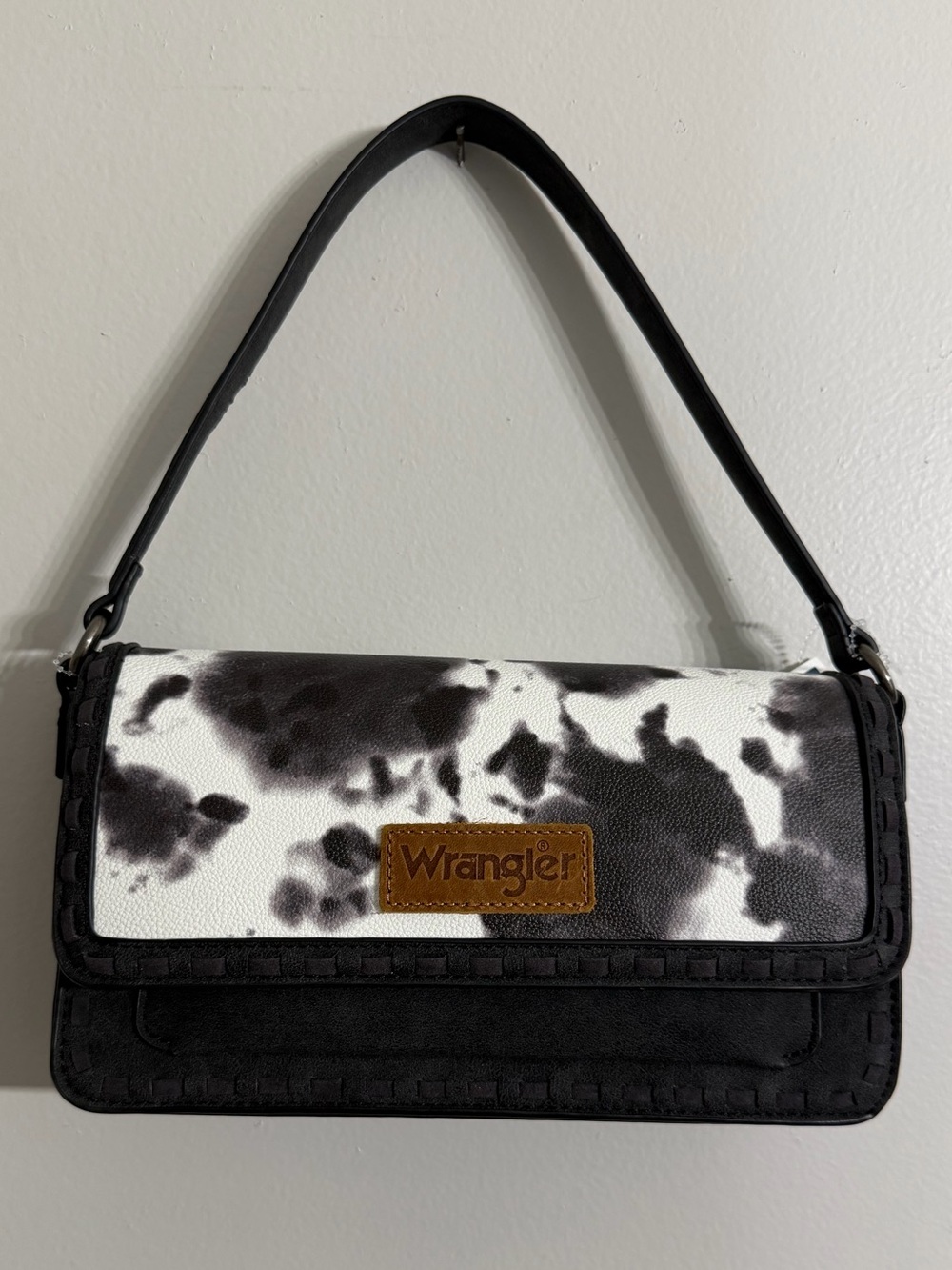 Wrangler Cow Print Shoulder Bag